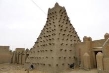 A traditional mud structure stands in the Malian city of Timbuktu, May 15, 2012. PHOTO BY REUTERS/Adama Diarra