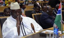 Gambia's President Yahya Jammeh attends the leaders meeting at the African Union (AU) in Addis Ababa, July 15, 2012. PHOTO BY REUTERS/Tiksa Negeri