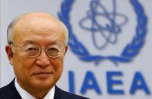 International Atomic Energy Agency (IAEA) Director General Yukiya Amano smiles as he waits for a board of governors meeting to begin at the IAEA headquarters in Vienna, Austria, June 6, 2016. PHOTO BY REUTERS/Heinz-Peter Bader