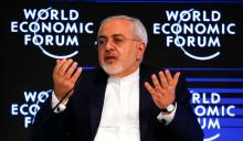 Javad Zarif, Minister of Foreign Affairs of the Islamic Republic of Iran attends the annual meeting of the World Economic Forum (WEF) in Davos, Switzerland, January 18, 2017. PHOTO BY REUTERS/Ruben Sprich
